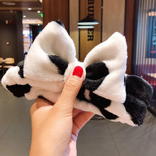 Load image into Gallery viewer, Wash Face Hair Holder Hairbands Soft Warm Coral Fleece Bow Animal Ears Headband For Women Girls Turban Fashion Hair Accessories