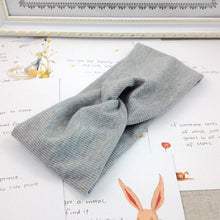 Load image into Gallery viewer, Women Solid Knitting Cross Knot Woolen Warm Headbands Hair Holder Elastic Hairbands Turban Headwraps Fashion Hair Accessories