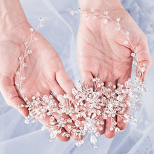 Load image into Gallery viewer, Rhinestone Beads Headband Bridal Tiara Hair Accessories Hairband Wedding Hair Jewelry Headpiece Women Accessories Tiaras
