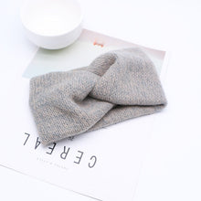 Load image into Gallery viewer, Women Solid Knitting Cross Knot Woolen Warm Headbands Hair Holder Elastic Hairbands Turban Headwraps Fashion Hair Accessories
