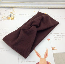 Load image into Gallery viewer, Women Solid Knitting Cross Knot Woolen Warm Headbands Hair Holder Elastic Hairbands Turban Headwraps Fashion Hair Accessories
